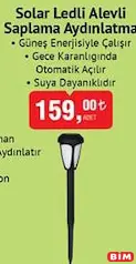 SOLAR LEDLİ ALEVLİ SAPLAMA AYDINLATMA SOLAR LEDLİ ALEVLİ SAPLAMA AYDINLATMA